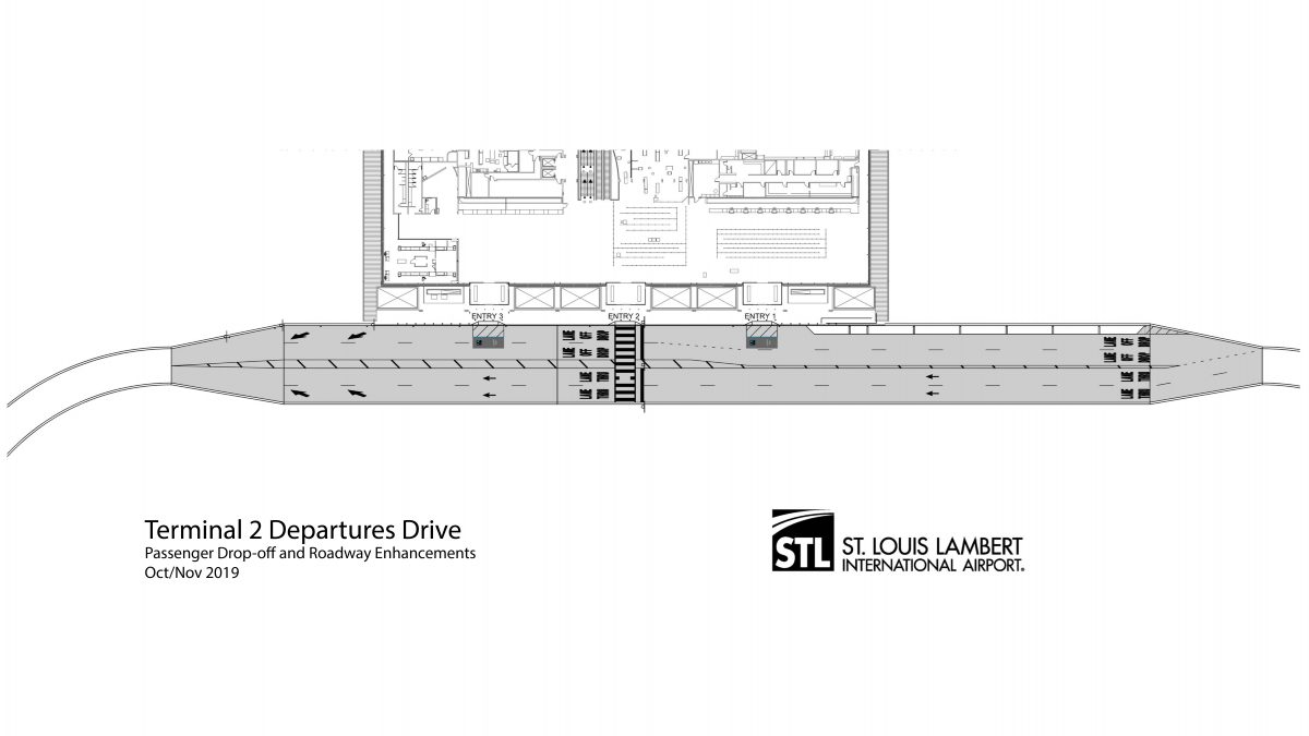 STL to Expand Passenger Drop-off Capacity at Terminal 2 - St. Louis Lambert International Airport