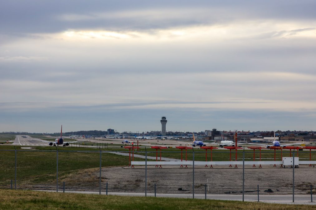 Picture of the T2 terminal tarmac.